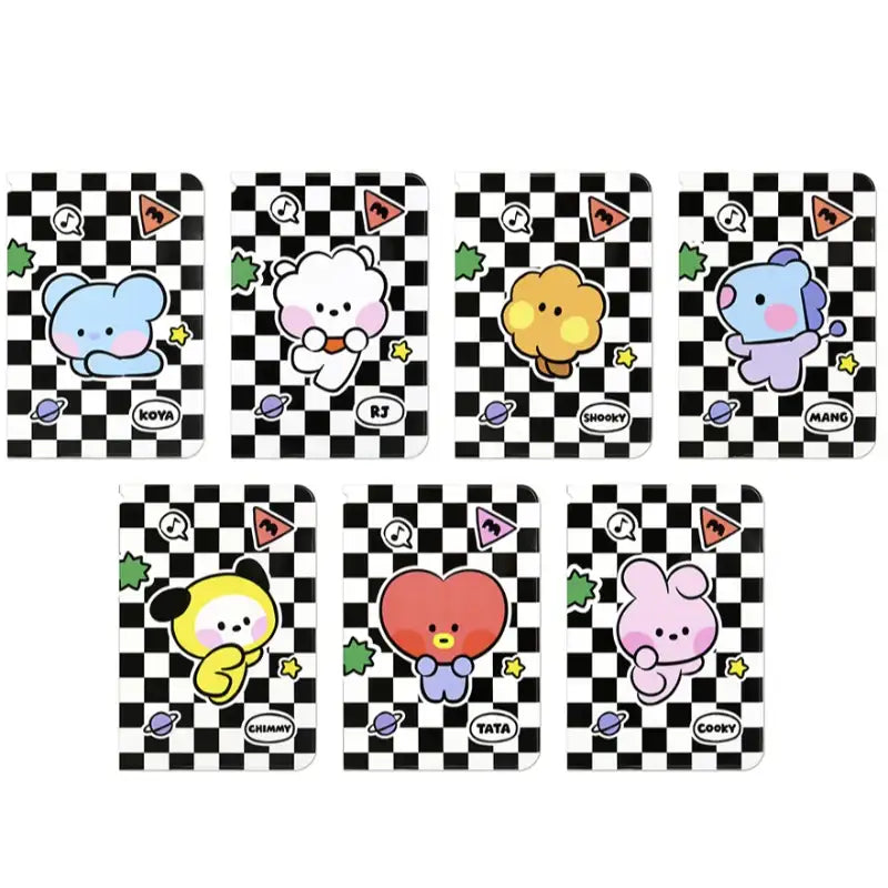 Monopoly x BT21 - Minini Passport Cover - Checkered - Monopoly - Accessories - Harumio