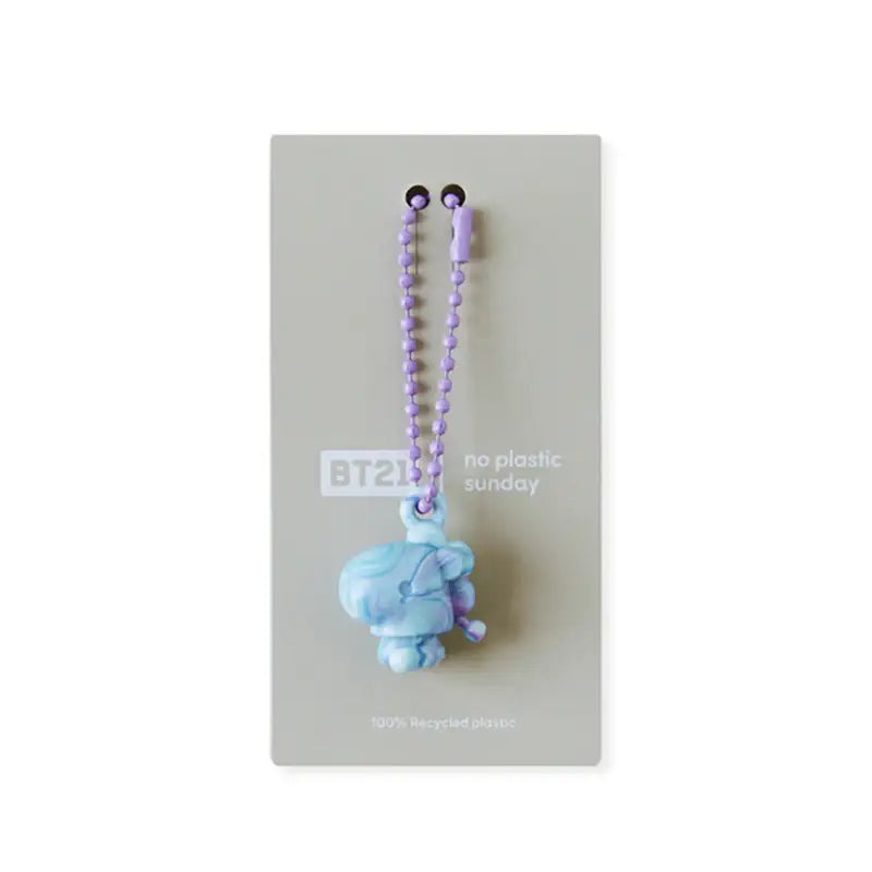 BT21 - No Plastic Sunday Recycled Keyring - BT21 - Keychain - Harumio