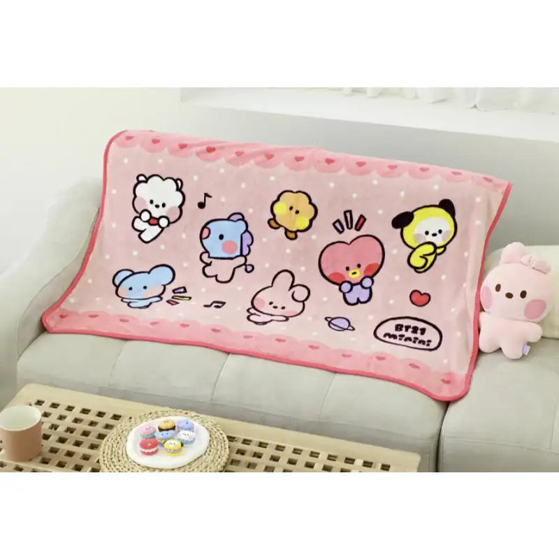 Monopoly x BT21 - Minini Blanket - Monopoly - Home & Living - Harumio