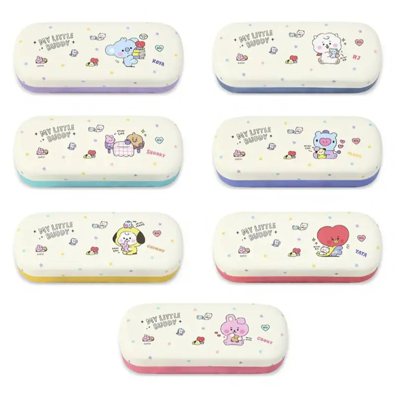Monopoly x BT21 - Glasses Case Set - Little Buddy - Monopoly - Accessories - Harumio