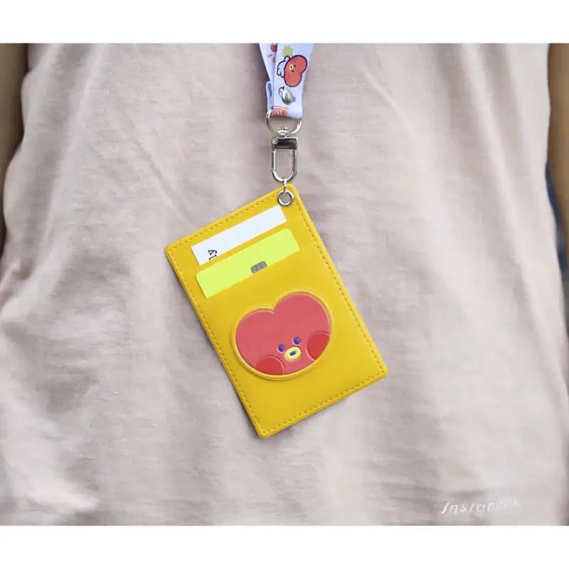 Monopoly x BT21 - Minini Leather Patch Card Holder - Monopoly - Accessories - Harumio