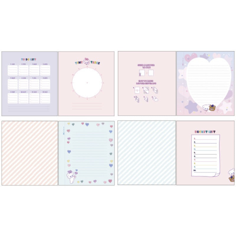 ArtBox - A6 6-Ring Babichon Pinkaholic Glitter 2021 Diary