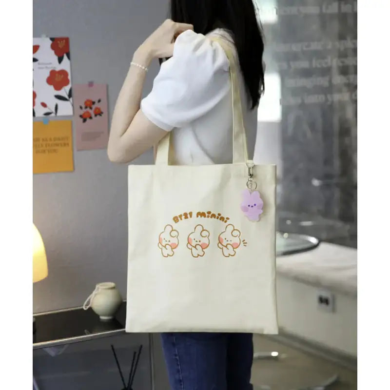 Monopoly x BT21 - Minini Canvas Eco Bag - Monopoly - Bag - Harumio