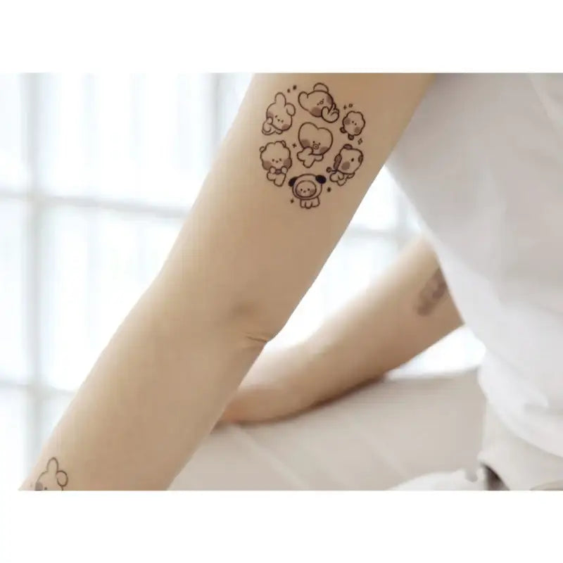 Monopoly x BT21 - Minini Tattoo Sticker - Monopoly - Accessories - Harumio