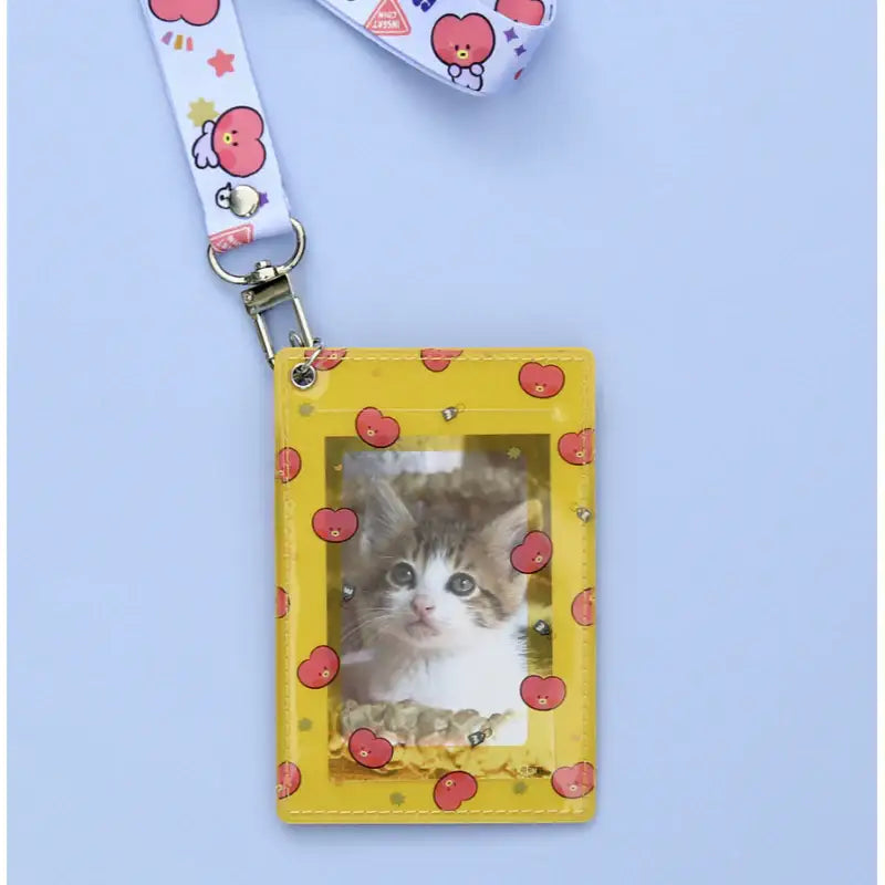 Monopoly x BT21 - Minini Leather Patch Card Holder - Monopoly - Accessories - Harumio