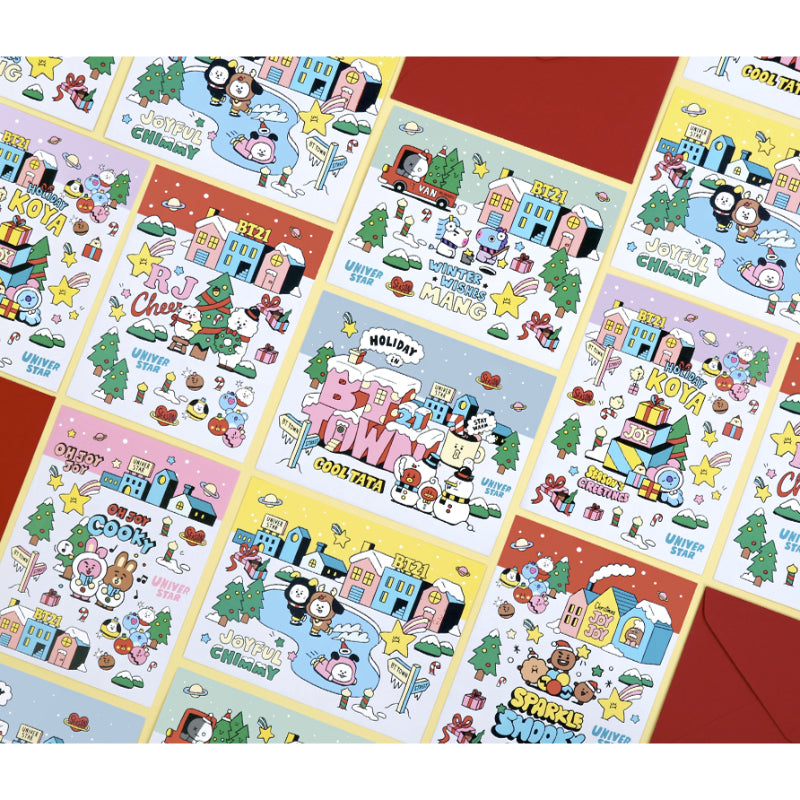 BT21 x Monopoly - Postcard Set - BT21 TOWN