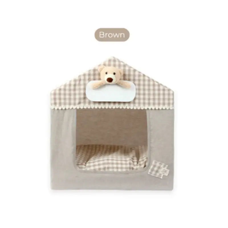 ITSDOG - Peek-a-boo Bear Frame House - ITSDOG - Pet Accesories - Harumio
