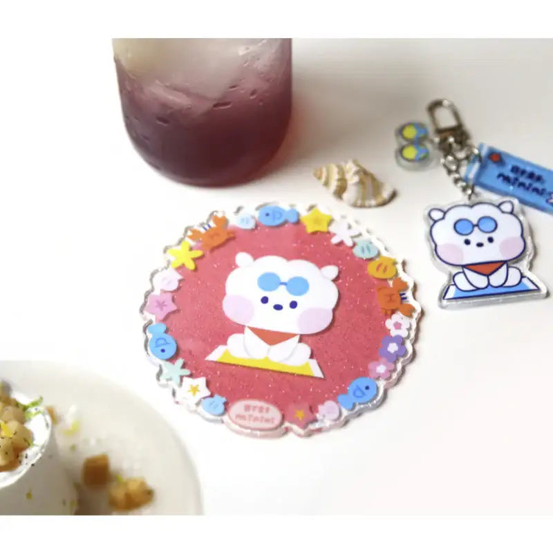 Monopoly x BT21 - Acrylic Coaster - Summer Sky - Monopoly - Home & Living - Harumio