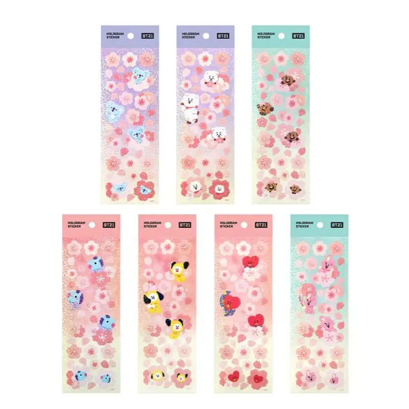 Monopoly x BT21 - Hologram Sticker - Cherry Blossom