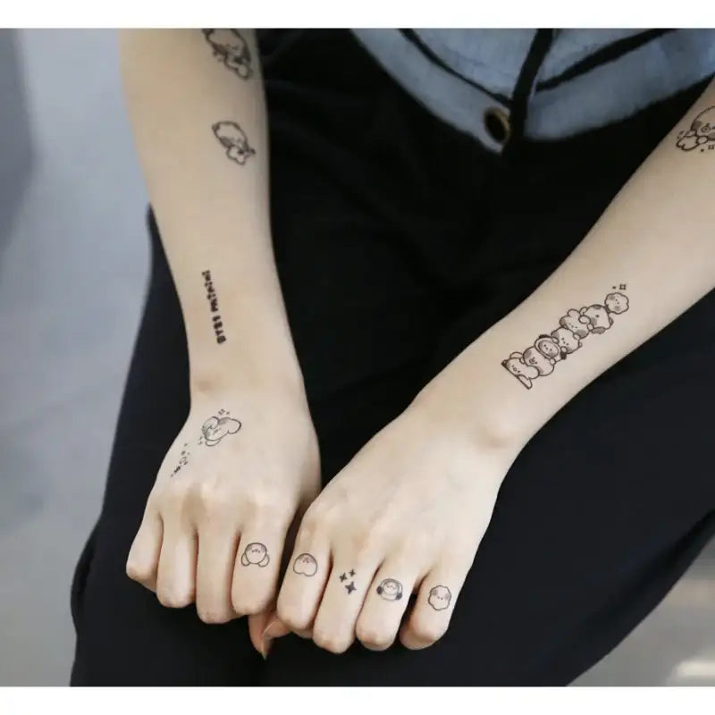 Monopoly x BT21 - Minini Tattoo Sticker - Monopoly - Accessories - Harumio