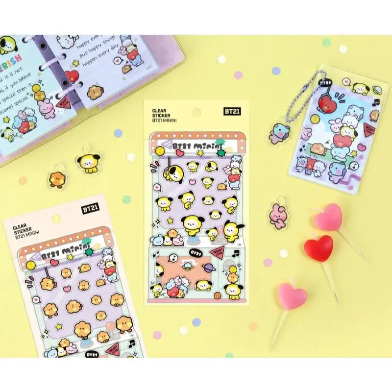 Monopoly x BT21 - Minini Clear Sticker - Monopoly - Accessories - Harumio