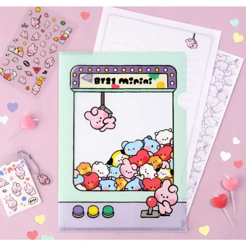 Monopoly x BT21 - Minini L-shaped Folder - Monopoly - Accessories - Harumio