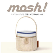 Mosh - Latte Food Jar Rattan Cover for Latte Food Jar - Mosh - Rattan Cover - Harumio