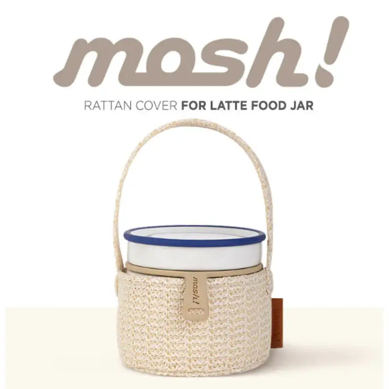Mosh - Latte Food Jar Rattan Cover for Latte Food Jar - Mosh - Rattan Cover - Harumio
