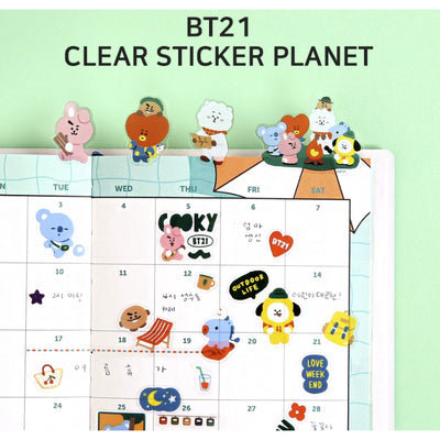 BT21 x Monopoly - Clear Sticker PLANET