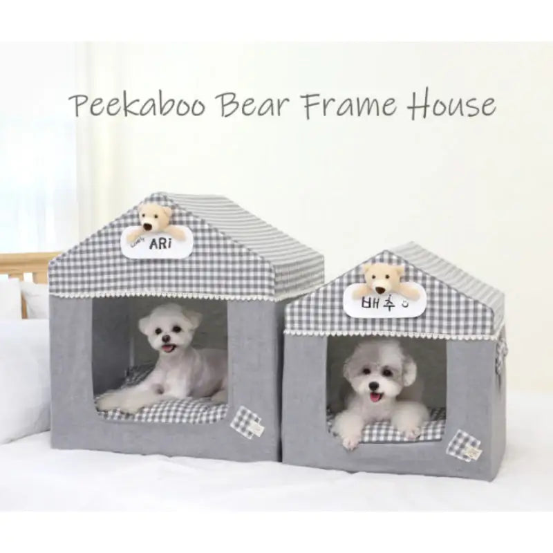 ITSDOG - Peek-a-boo Bear Frame House - ITSDOG - Pet Accesories - Harumio
