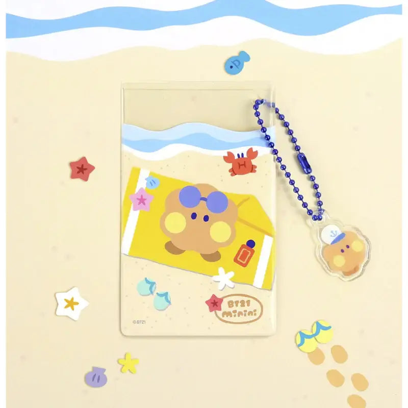 Monopoly x BT21 - Clear Card Pocket - Summer Sky - Monopoly - Stationery - Harumio