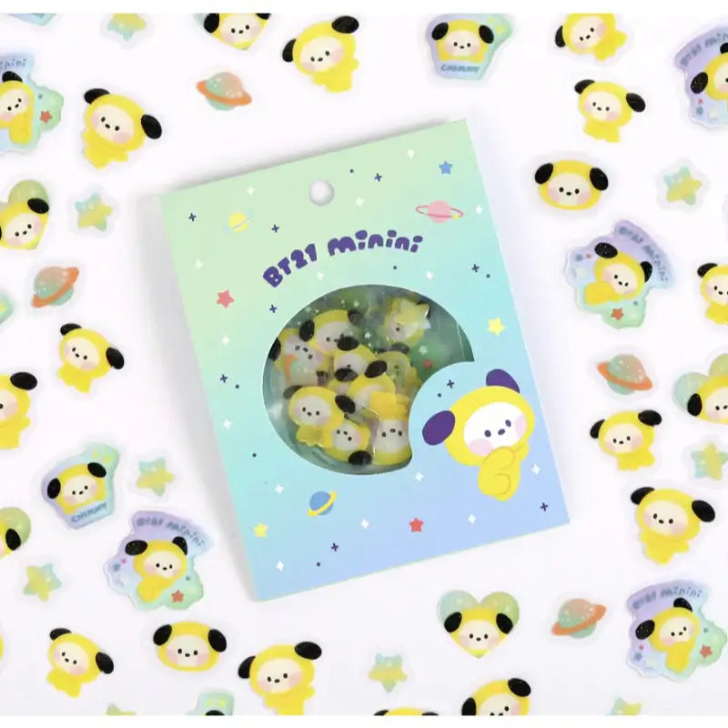 Monopoly x BT21 - Minini Flake Sticker - Monopoly - Stationery - Harumio