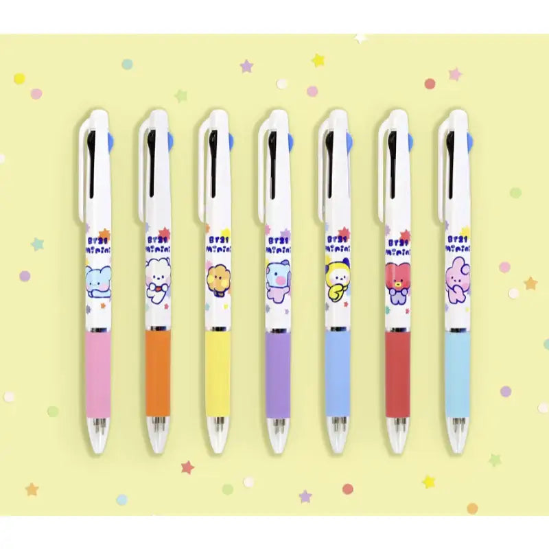 Monopoly x BT21 - Minini 3-Color Ballpoint Pen - Monopoly - Stationery - Harumio