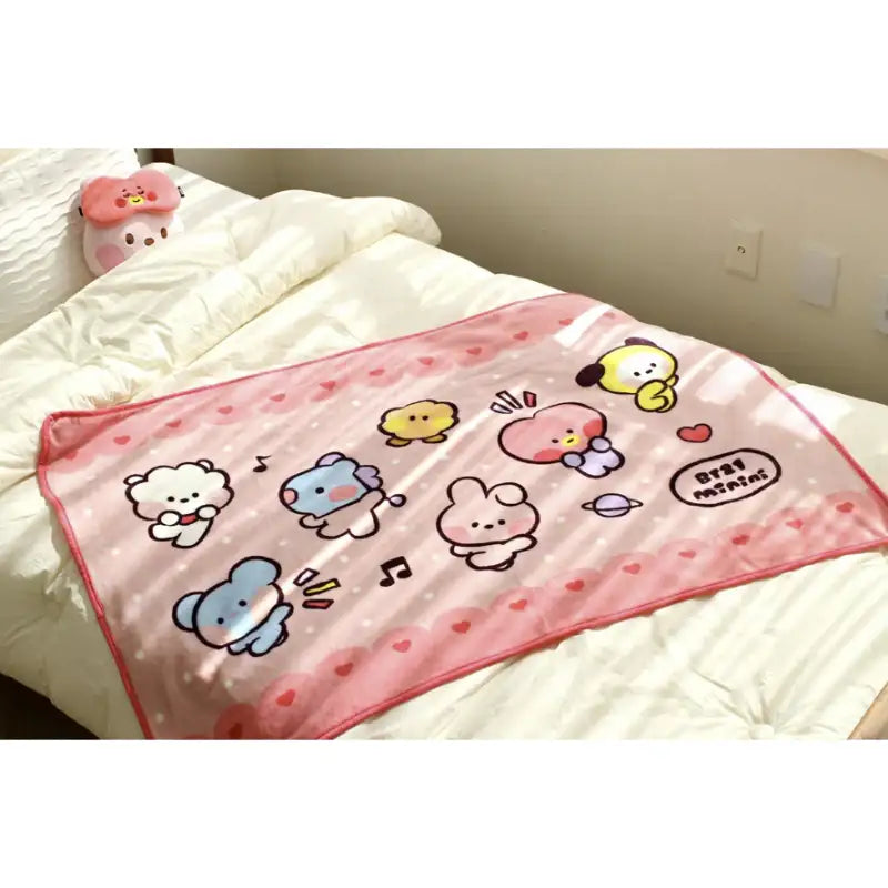 Monopoly x BT21 - Minini Blanket - Monopoly - Home & Living - Harumio