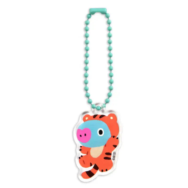 Monopoly X BT21 - Acrylic Simple Key Ring - Tiger - BT21 - Keyrings - Harumio