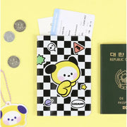 Monopoly x BT21 - Minini Passport Cover - Checkered - Monopoly - Accessories - Harumio