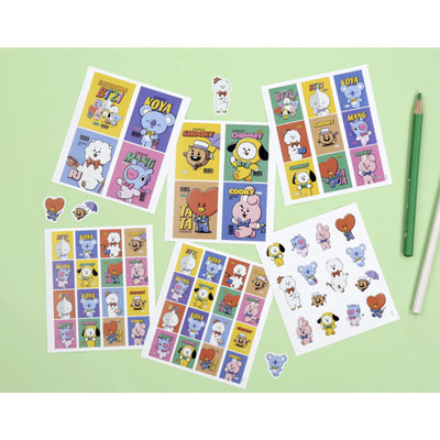 BT21 x Monopoly - Vintage Sticker Set