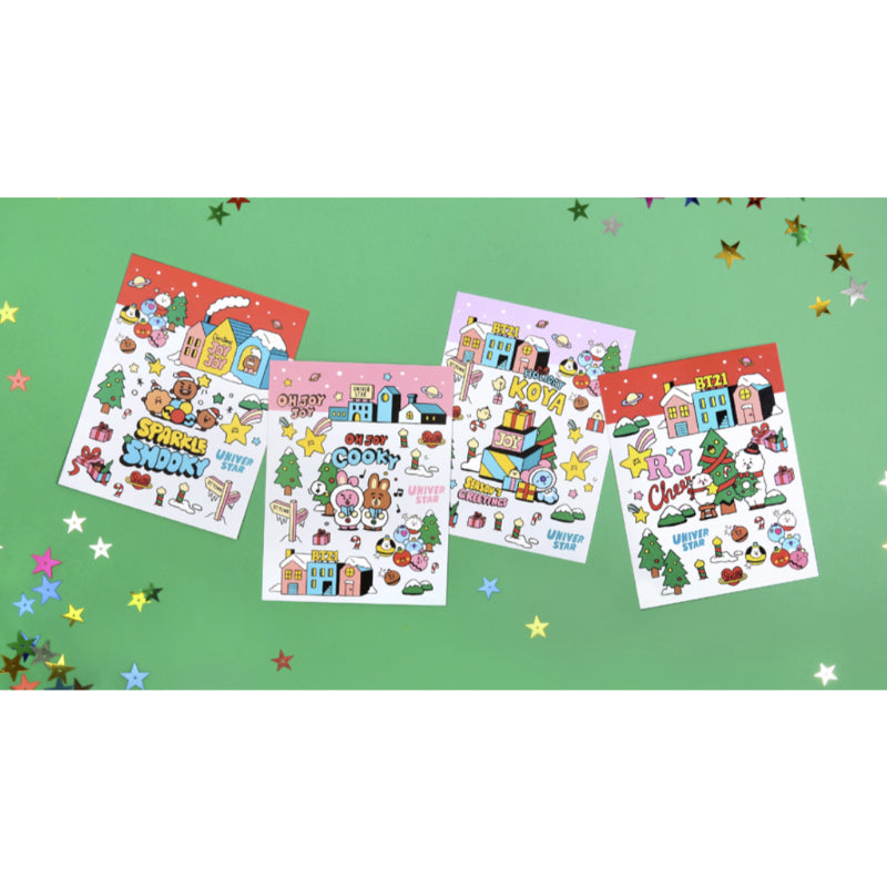 BT21 x Monopoly - Postcard Set - BT21 TOWN
