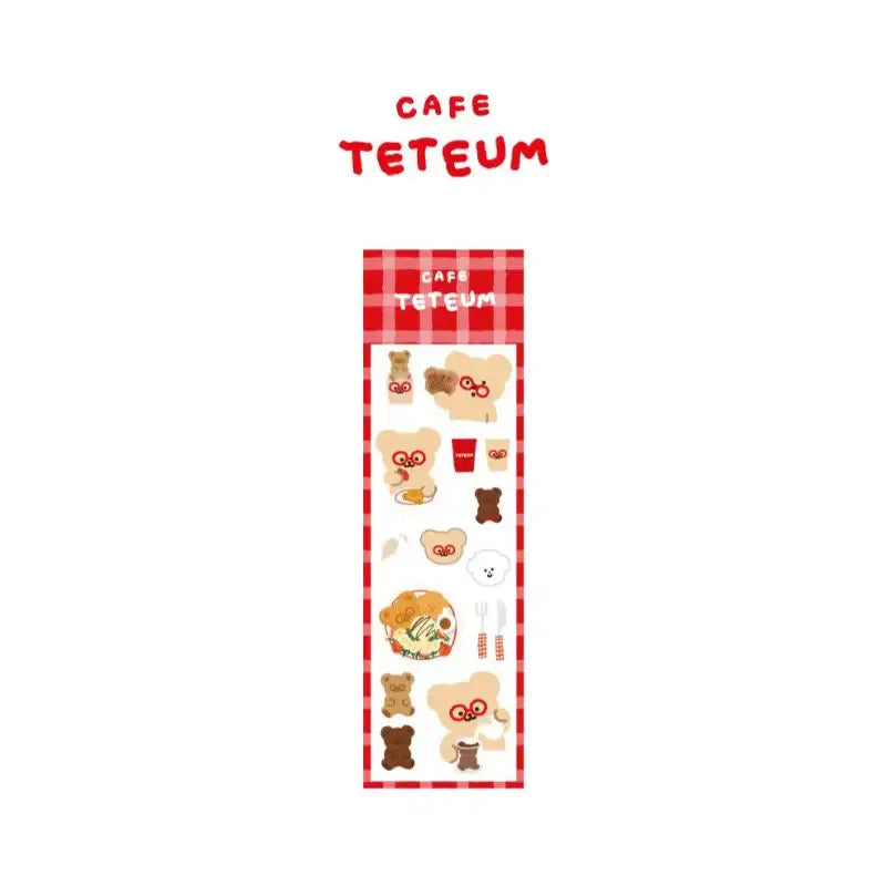 Teteum - Cafe Teteum Sticker - Teteum - Accessories - Harumio
