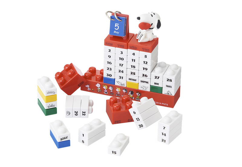 Peanuts x 10x10 - Snoopy Block Calendar