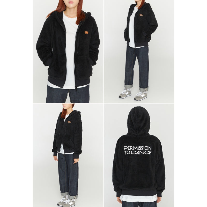 BTS - Permission To Dance - Fleece Zip-up Hoodie – Harumio
