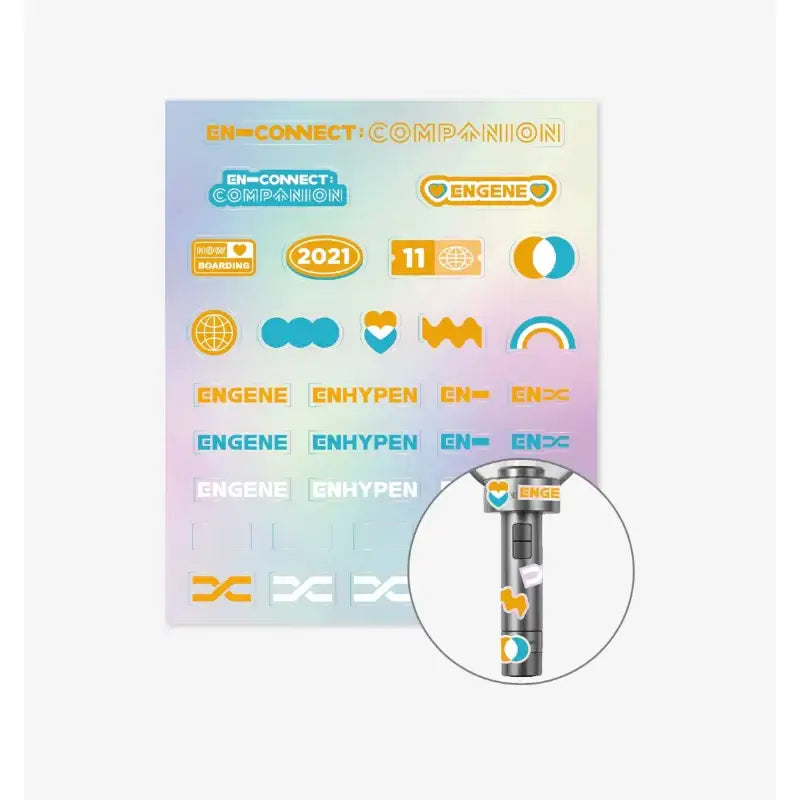 ENHYPEN - EN-connect: Companion - Light Stick Deco Sticker - ENHYPEN - Accesories - Harumio