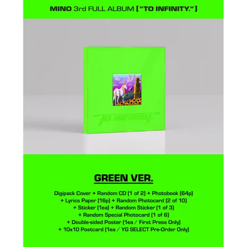 Mino - 3rd Full Album - To Infinity - Mino - Album - Harumio