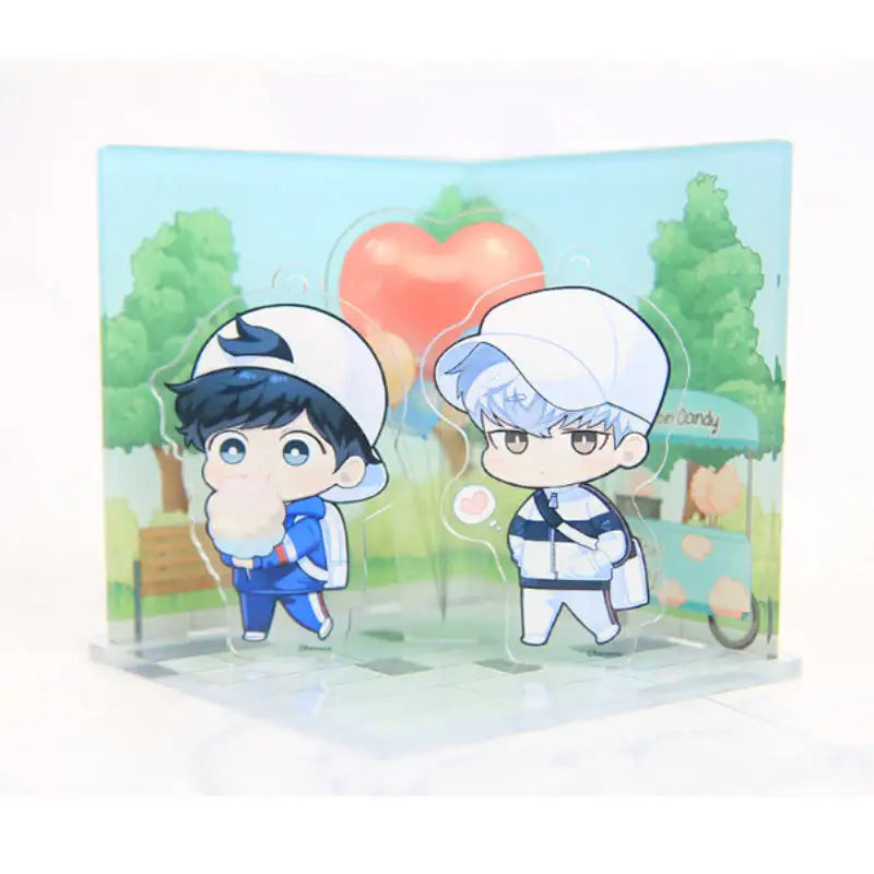 Cherry Blossoms After Winter - Park Date Acrylic Stand - Webtoon Shop - Acrylic Stand - Harumio