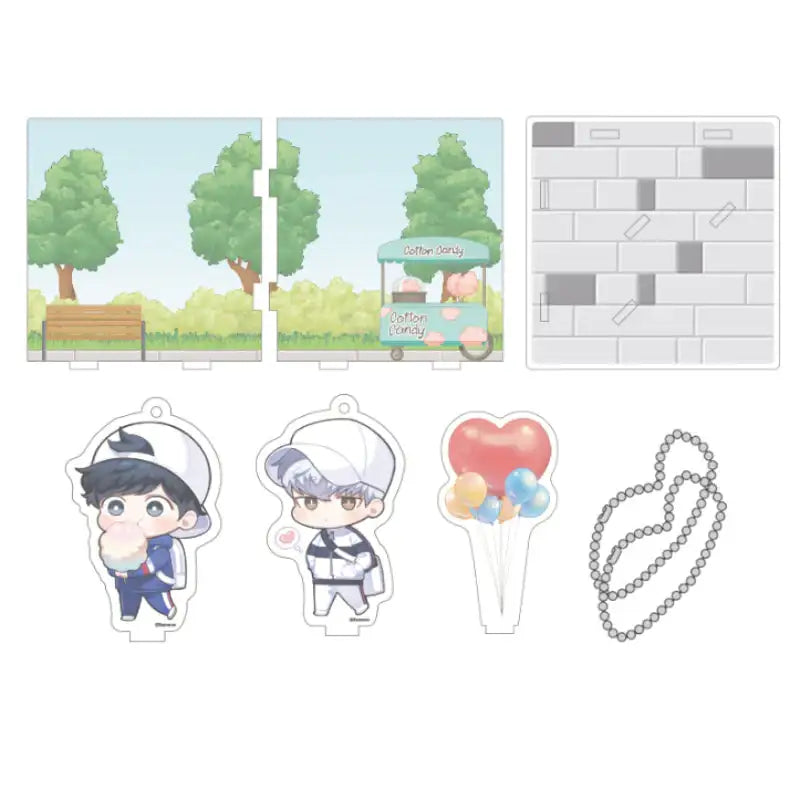 Cherry Blossoms After Winter - Park Date Acrylic Stand - Webtoon Shop - Acrylic Stand - Harumio