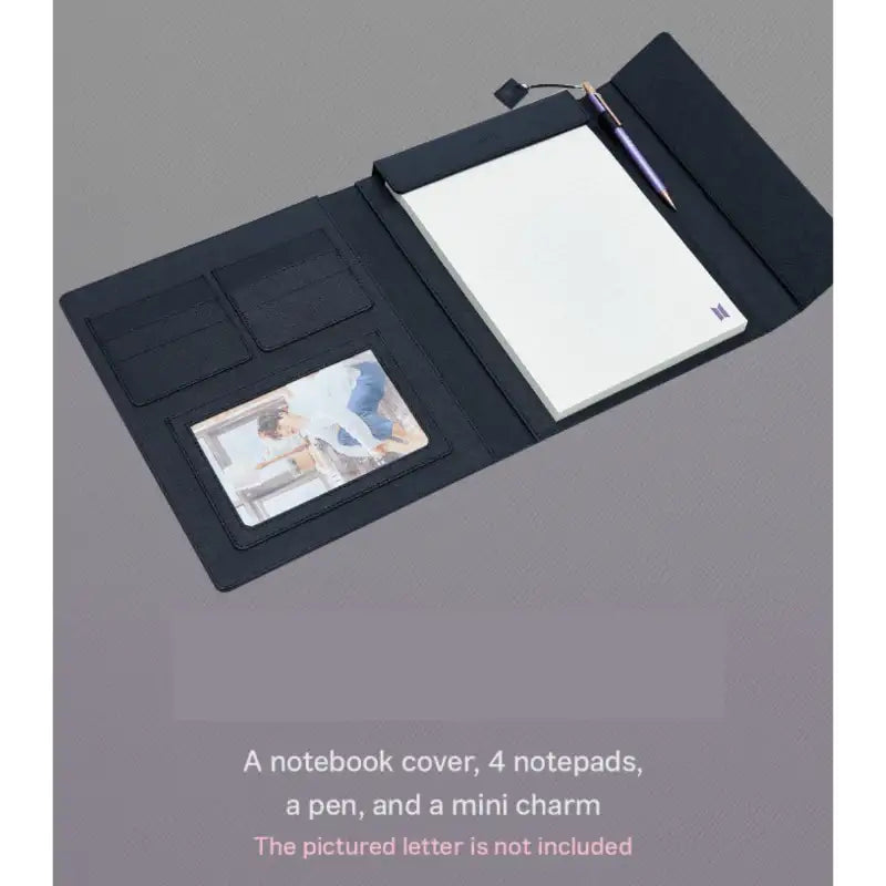 BTS - Artist-made Collection - Suga Black Note and Cover Set - BTS - Accessories - Harumio
