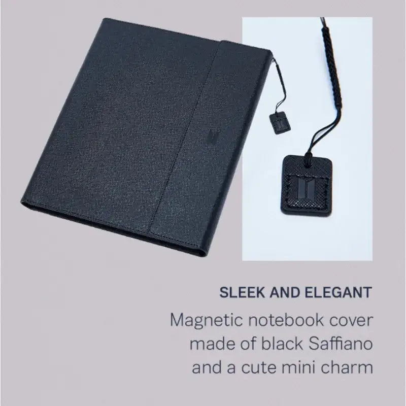 BTS - Artist-made Collection - Suga Black Note and Cover Set - BTS - Accessories - Harumio