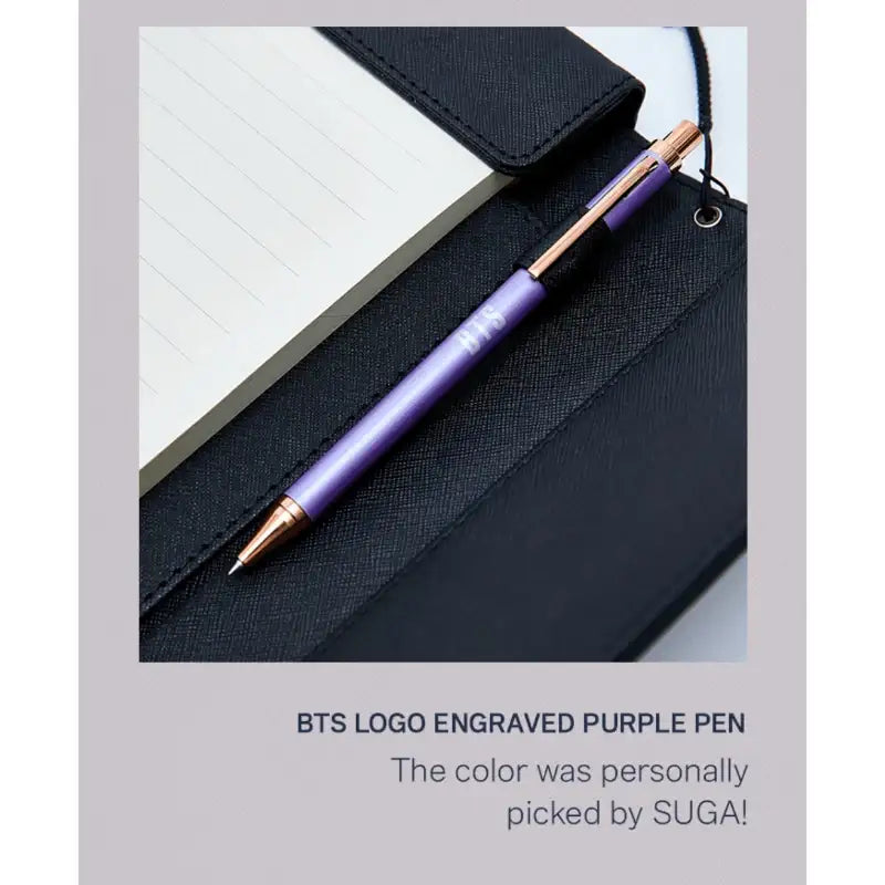 BTS - Artist-made Collection - Suga Black Note and Cover Set - BTS - Accessories - Harumio