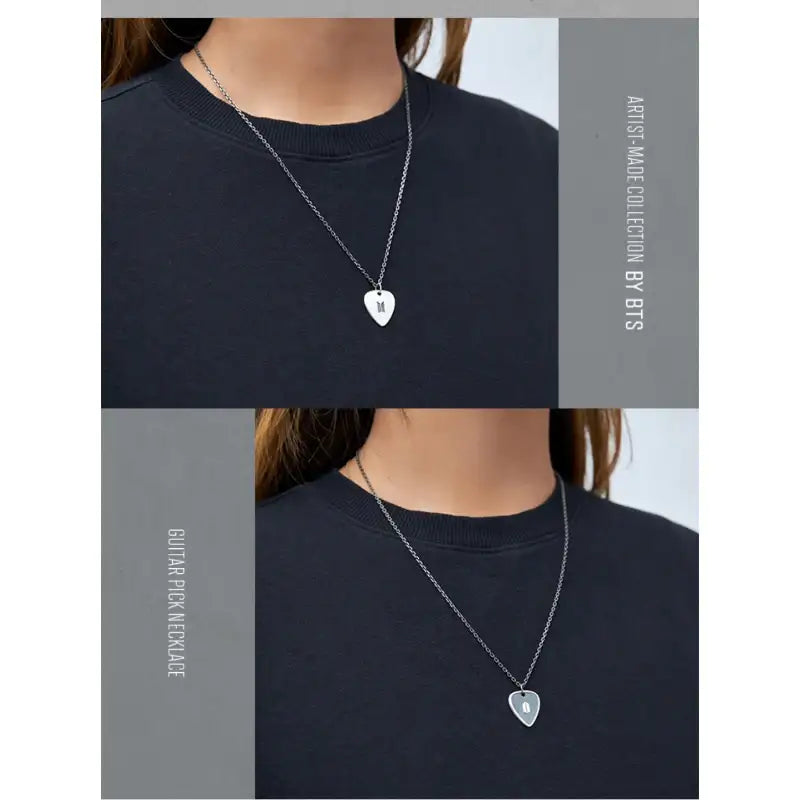 BTS - Artist-made Collection - Suga Guitar Pick Necklace - BTS - Accessories - Harumio