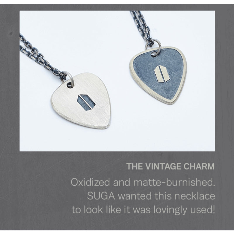 BTS - Artist-made Collection - Suga Guitar Pick Necklace