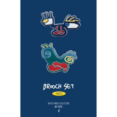 BTS - Artist-made Collection - V Brooch Set - Faces