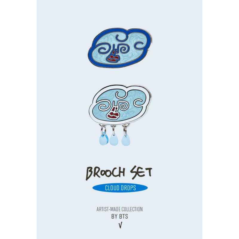 BTS - Artist-made Collection - V Brooch Set - Cloud Drops