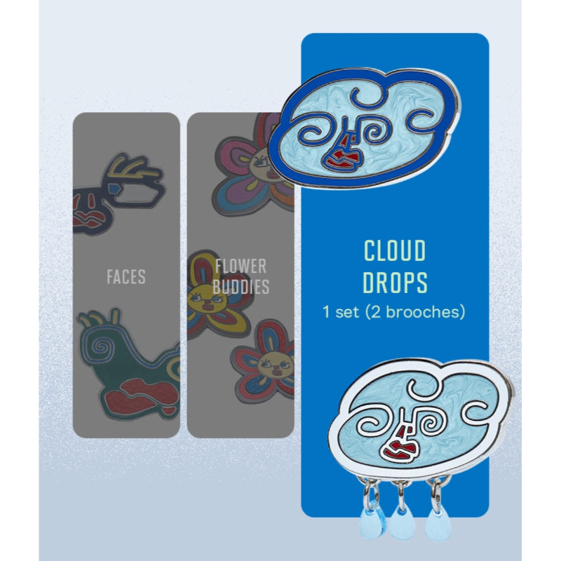 BTS - Artist-made Collection - V Brooch Set - Cloud Drops
