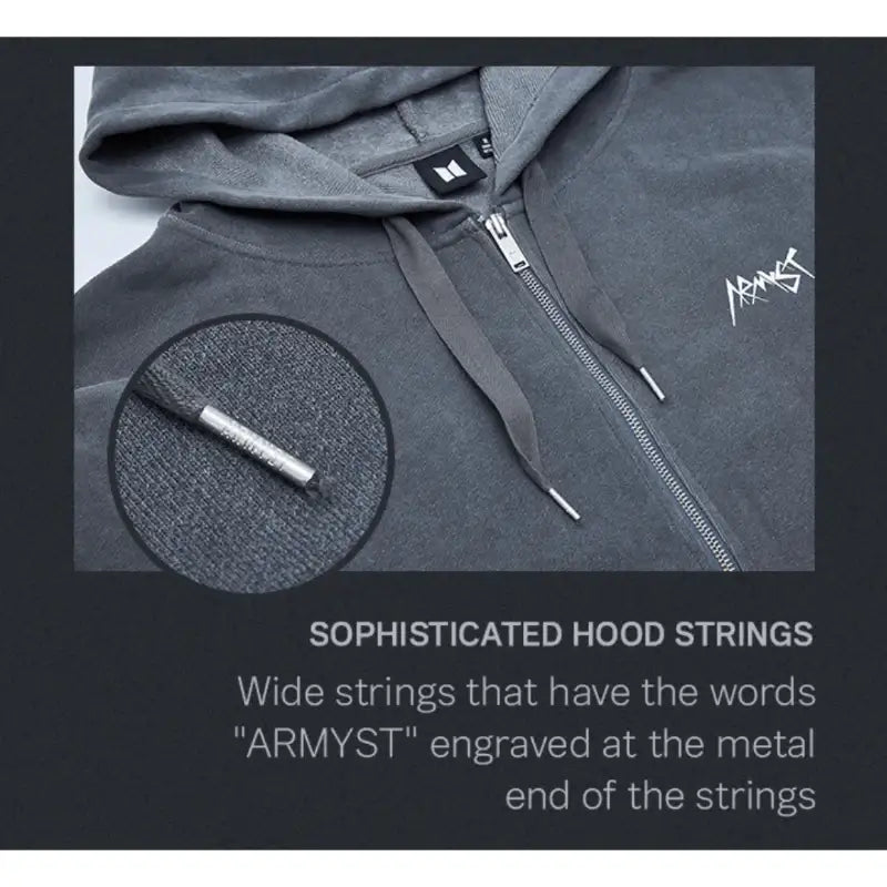 BTS - Artist-made Collection - Jungkook ARMYST Zip-up Hoodie - BTS - Clothing - Harumio