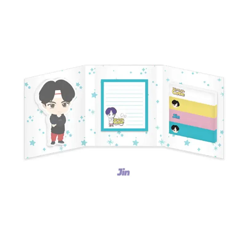 BTS - TinyTAN - Sticky Note - BTS TinyTAN - Stationary - Harumio