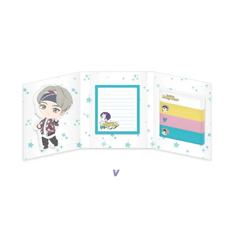 BTS - TinyTAN - Sticky Note - BTS TinyTAN - Stationary - Harumio