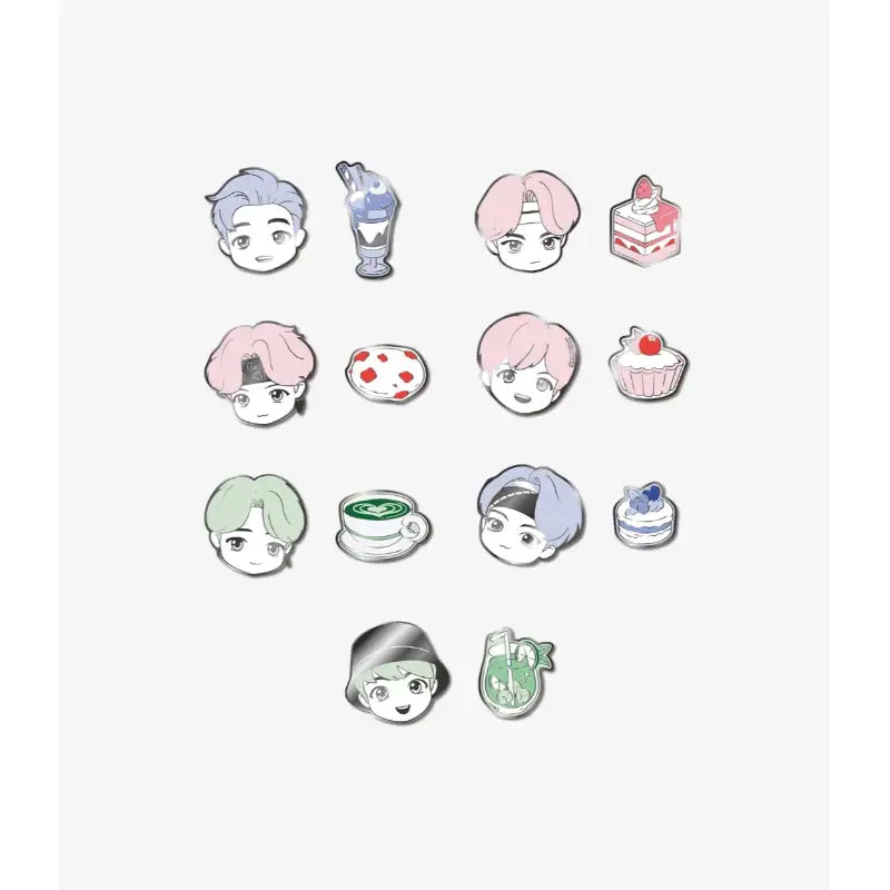 BTS - TinyTAN - Sweet Time Badge - BTS TinyTAN - Accessories - Harumio