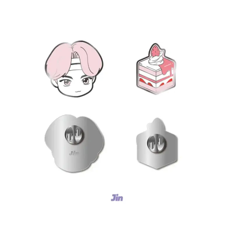 BTS - TinyTAN - Sweet Time Badge - BTS TinyTAN - Accessories - Harumio