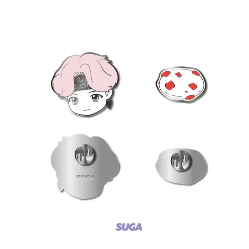 BTS - TinyTAN - Sweet Time Badge - BTS TinyTAN - Accessories - Harumio