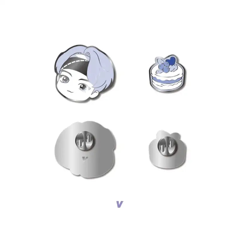 BTS - TinyTAN - Sweet Time Badge - BTS TinyTAN - Accessories - Harumio